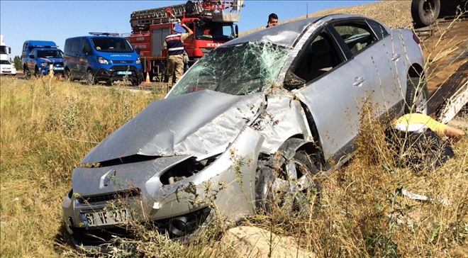 Sivas´ta Trafik Kazası: 4 Yaralı 