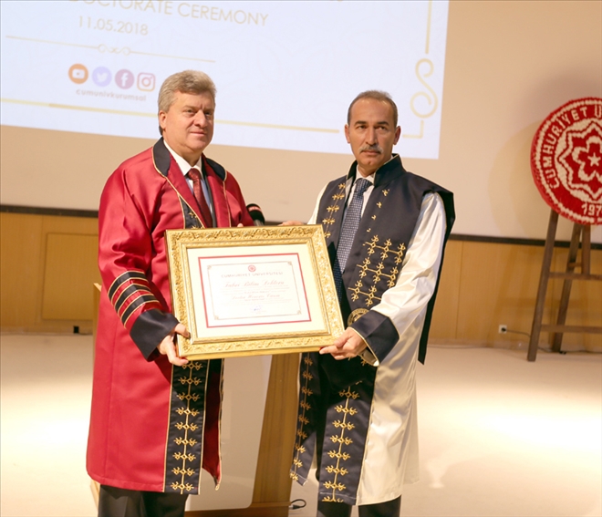 Makedonya Cumhurbaşkanından  Sivas´a Teşekkür Mektubu