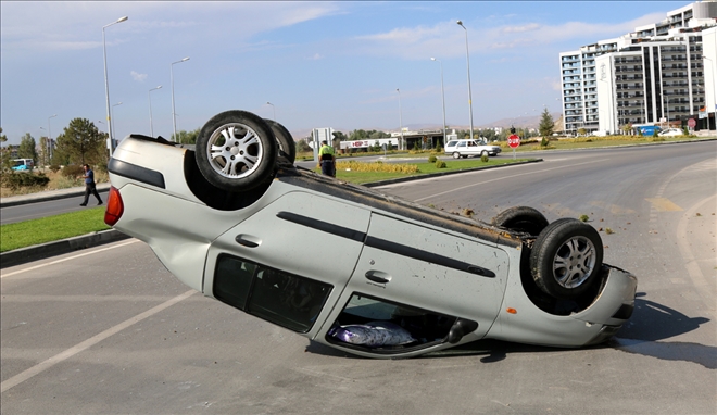 Sivas´ta Trafik Kazası: 1 Yaralı