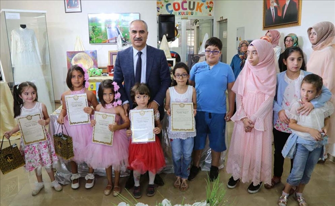Miniklerin Eserleri Görücüye Çıktı