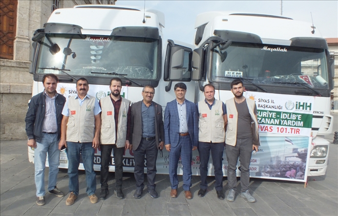 Sivas´tan İdlib´e Yardım 