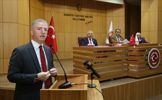Vali Gül İl Genel Meclisine Veda Etti