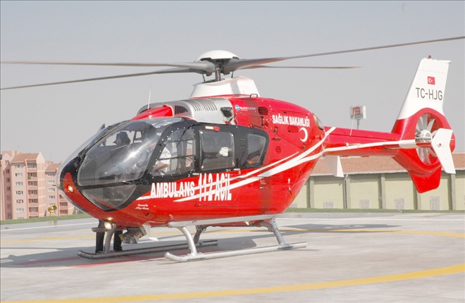 Ambulans Helikoptere Kavuştuk 