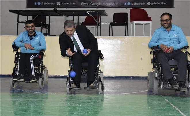 Müdür Tunç, Boccia Oynadı