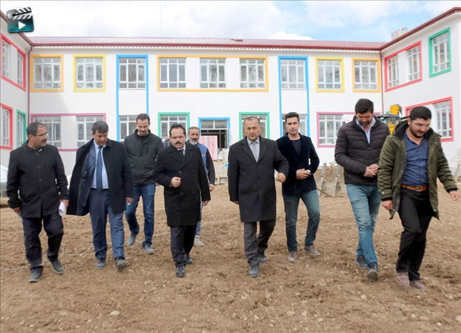 İnşaatları Yerinde İnceledi--Video