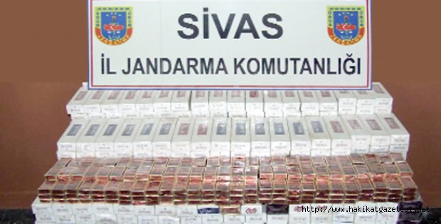 Kaçak Sigara Ele Geçirildi
