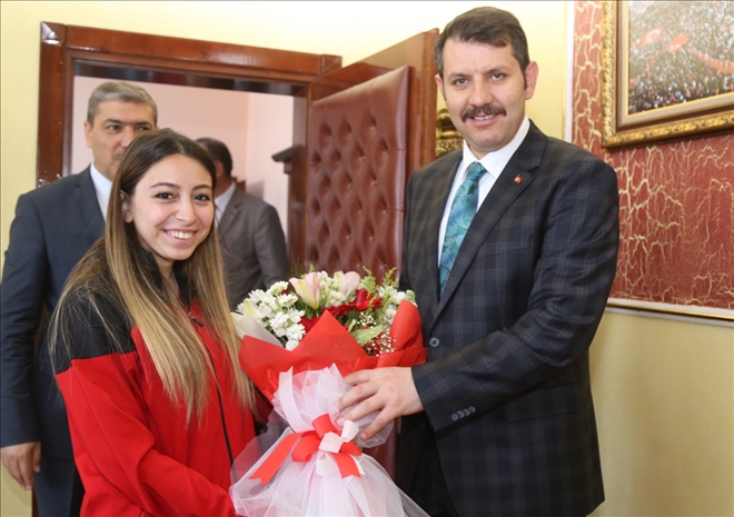 Vali ve Başkan´a Gençlik Haftası´ Ziyareti