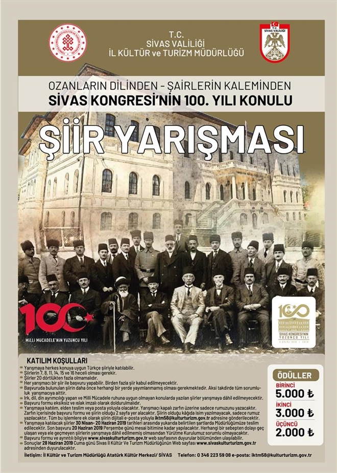 Dereceye Girenlere Ödül Verilecek