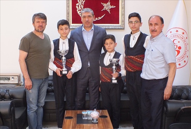 Başarılı Sporculardan Tunç´a Ziyaret
