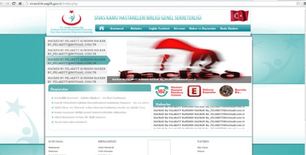 Kamu Hastaneler Birliği´nin Sitesi Hacklendi!