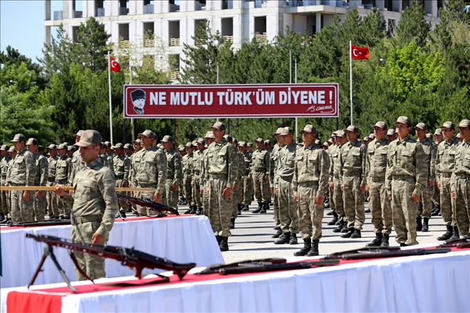 Acemi erler yemin etti 