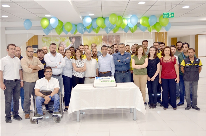 Aksa Doğalgaz´dan  pastalı kutlama 