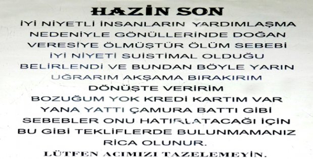 Esnaftan Veresiye İsteyen Müşteriye İlginç Çözüm