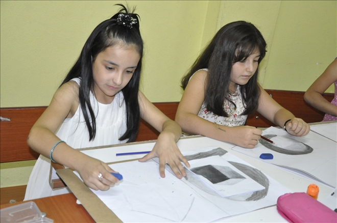 Ressamlar çekirdekten yetişiyor 