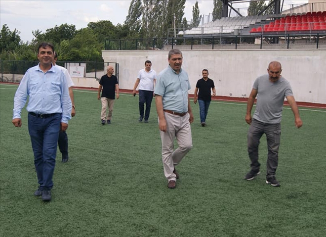 Tunç, Spor Tesislerini İnceledi