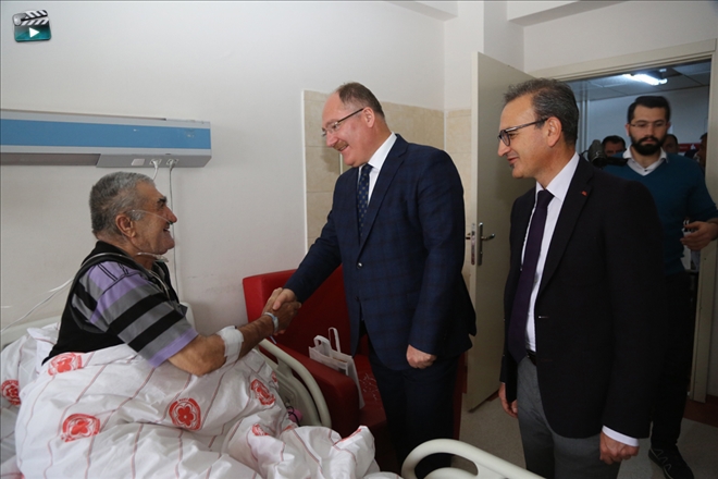 Başkan Bilgin´den  Hastalara Ziyaret--Video