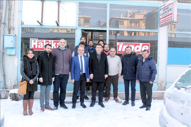 Merkez İlçe´den  Gazetemize Ziyaret