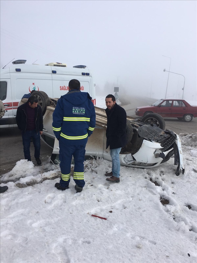 AK Partili Öztoprak, Kaza Geçirdi 