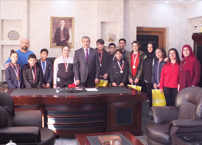 Judocuları Makamında Ağırladı