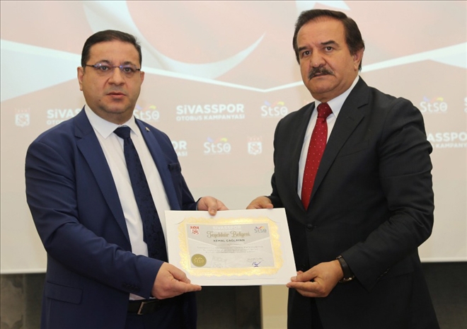 TSYD Sivas Şubeye Teşekkür 