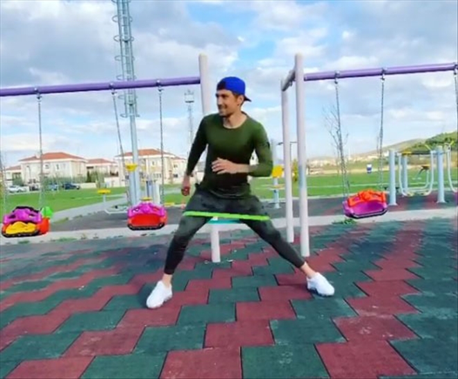 Sivassporlu Papp Bahçede Çalışıyor
