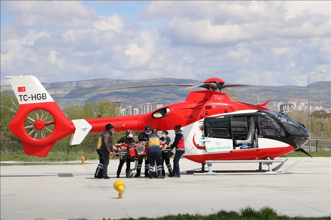 Ambulans Helikopter Onun İçin Havalandı