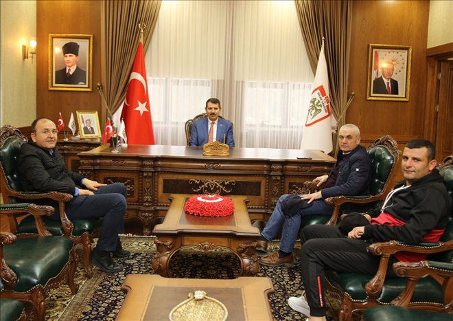 Çalımbay ve Sarılar´dan Valiye Ziyaret