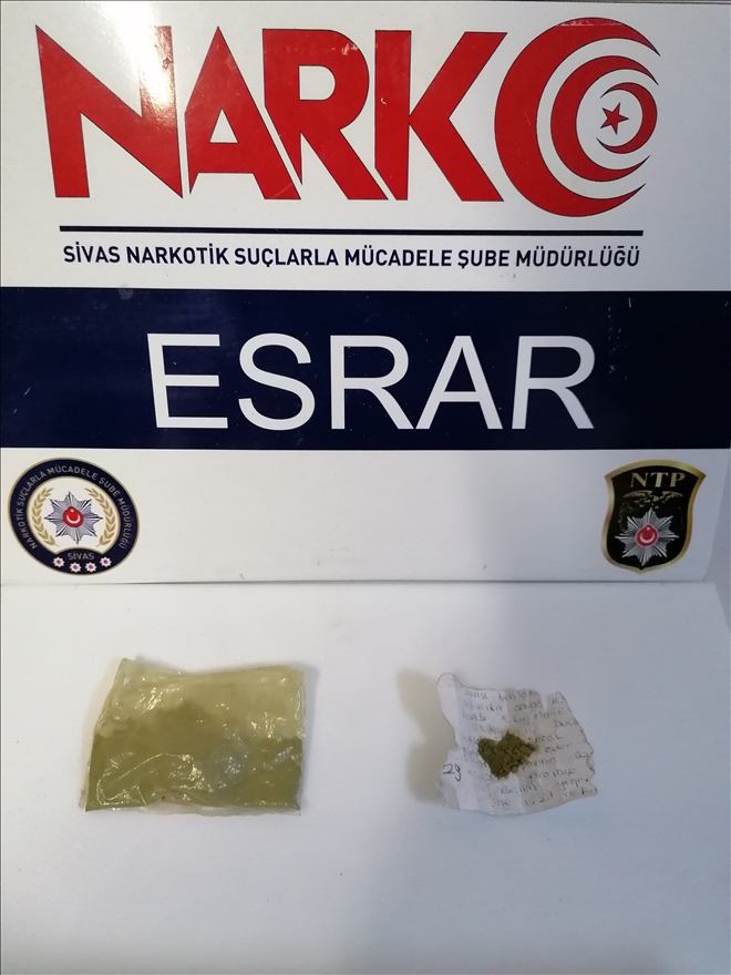 Sivas´ta Narkotik Operasyonları