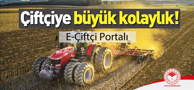 E-Çiftçi Sistemi  Uygulamaya Girdi