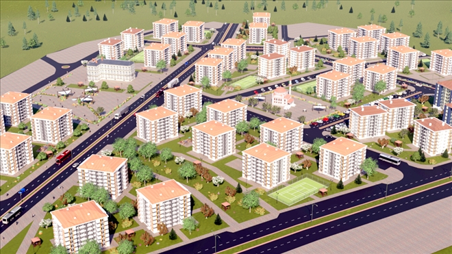 480 Konutun  Temeli Atılacak