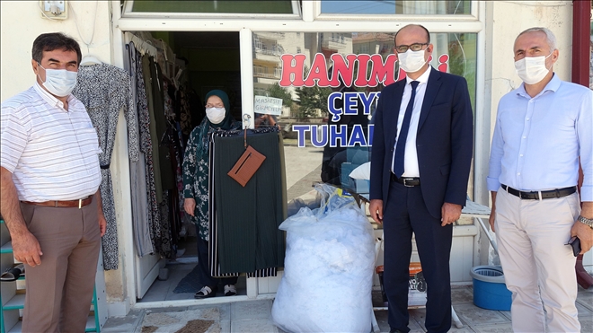 Kaymakam Erdem ve Başkan Oğuz Esnafı Denetledi