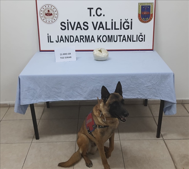  1 KİLO 665 GRAM TOZ ESRAR ELE GEÇİRİLDİ