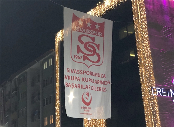 Sivasspor´a Bayraklı Destek
