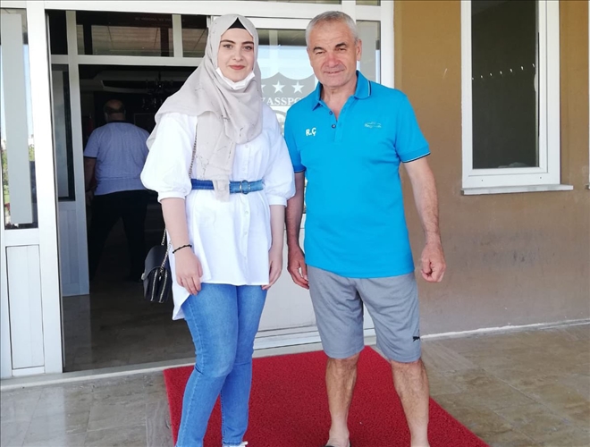 Çalımbay, Fanatik Sivassporlu Hatice´yi Kulüpte Misafir Etti