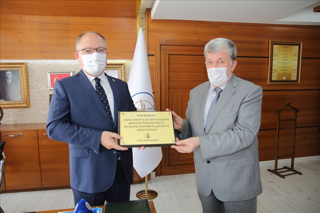 TDK´den Belediyeye Ödül