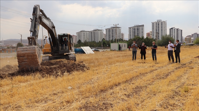 İlk Kazma Vuruldu