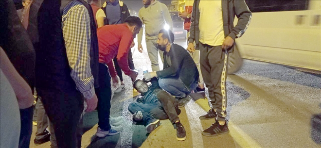 Motosiklet sürücüsü ağır yaralandı 