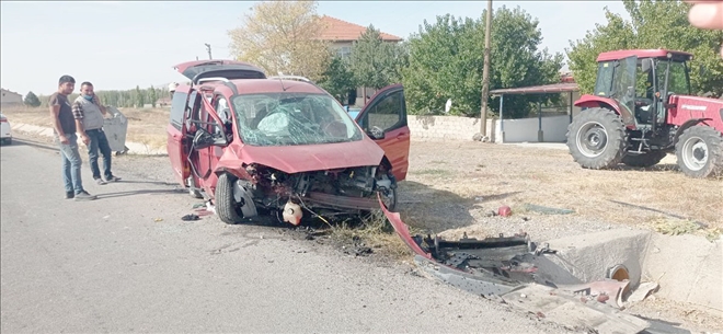  Trafik kazası: 2 yaralı 