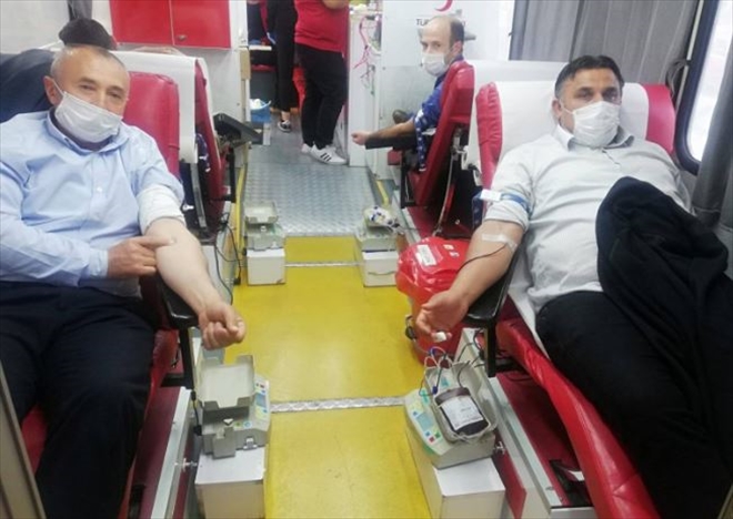 Akıncılar´da 58 ünite kan toplandı