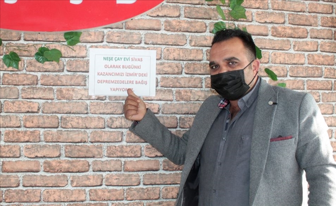 Gelirini Depremzedelere Bağışladı