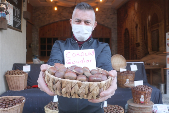 Kafeler Kapatılınca Çareyi Kestane Satmakta Buldu