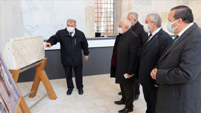 Müftü, Gök Medrese´de  İncelemelerde Bulundu
