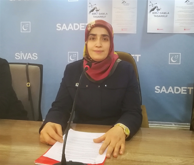 Saadet´ten Su  Tasarrufu Çağrısı