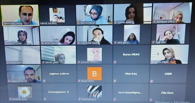 Online Söyleşi  Gerçekleştirildi