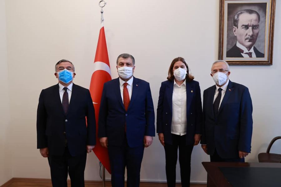 Vekillerden teşekkür ziyareti