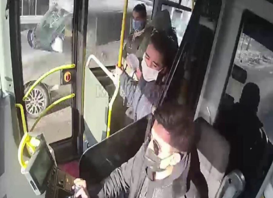 İmdadına Halk Otobüsü Yetişti