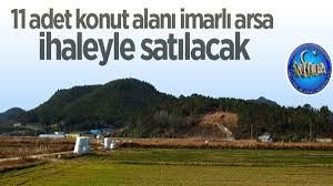Konut Alanı İmarlı Arsa İhaleyle Satılacak