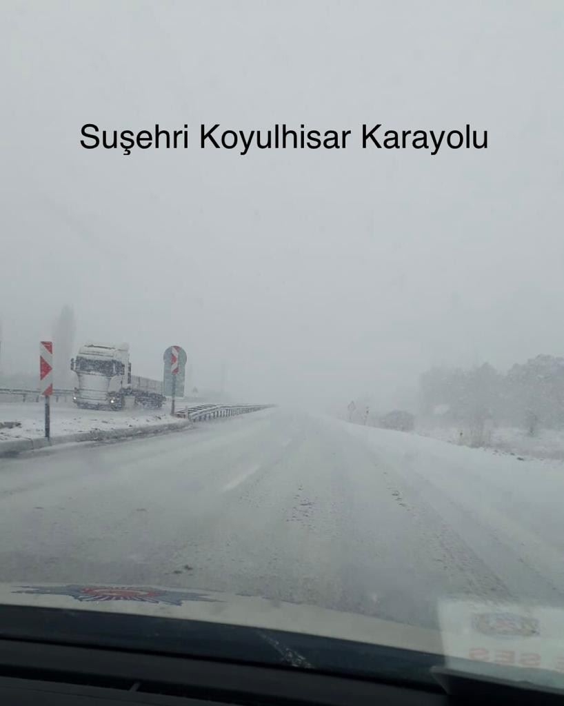 Sürücüler Sosyal Medya Üzerinden Uyarıldı 