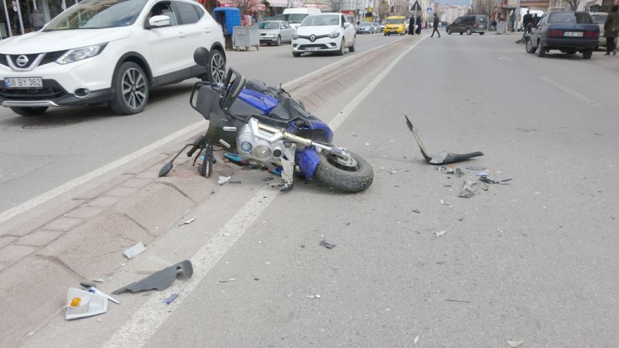 Trafik Kazasında 1 Kişi Yaralandı