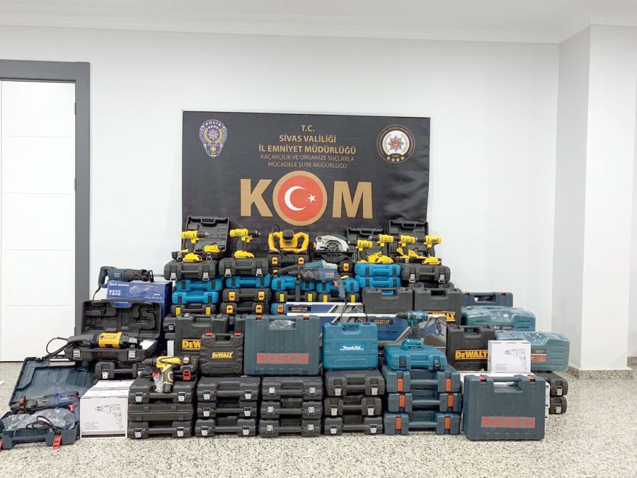 575 Parça Kaçak Malzeme Ele Geçirildi